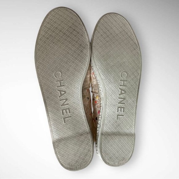 CHANEL Women's Tweed Multi-Color Espadrilles Size 7.5 (38) | EUC - Picture 9 of 9